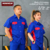 สี น้ำเงิน-แดง