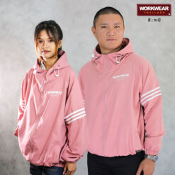 เสื้อแจ็กเก็ตสีกะปิ กันแดด-กันลม