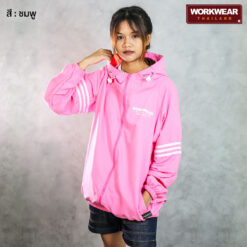 เสื้อแจ็กเก็ตสีชมพู กันแดด-กันลม