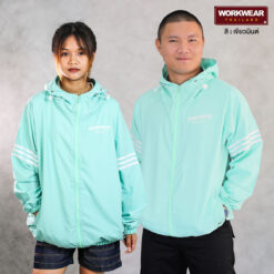 เสื้อแจ็กเก็ตสีเขียวมินต์ กันแดด-กันลม