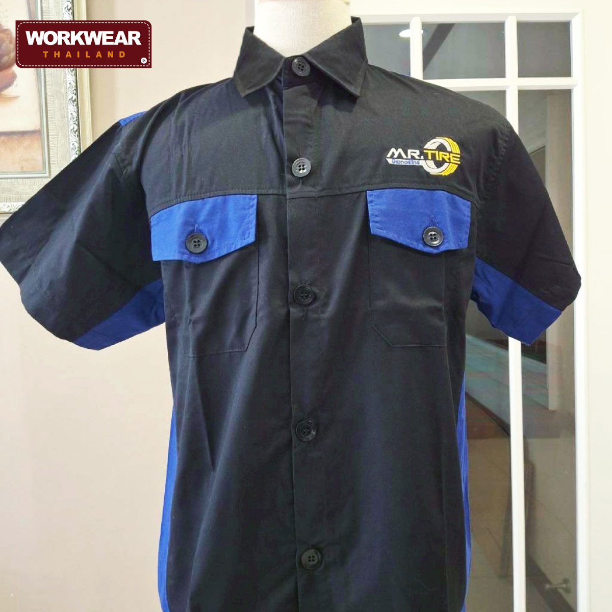 เสื้อช็อปพร้อมปัก